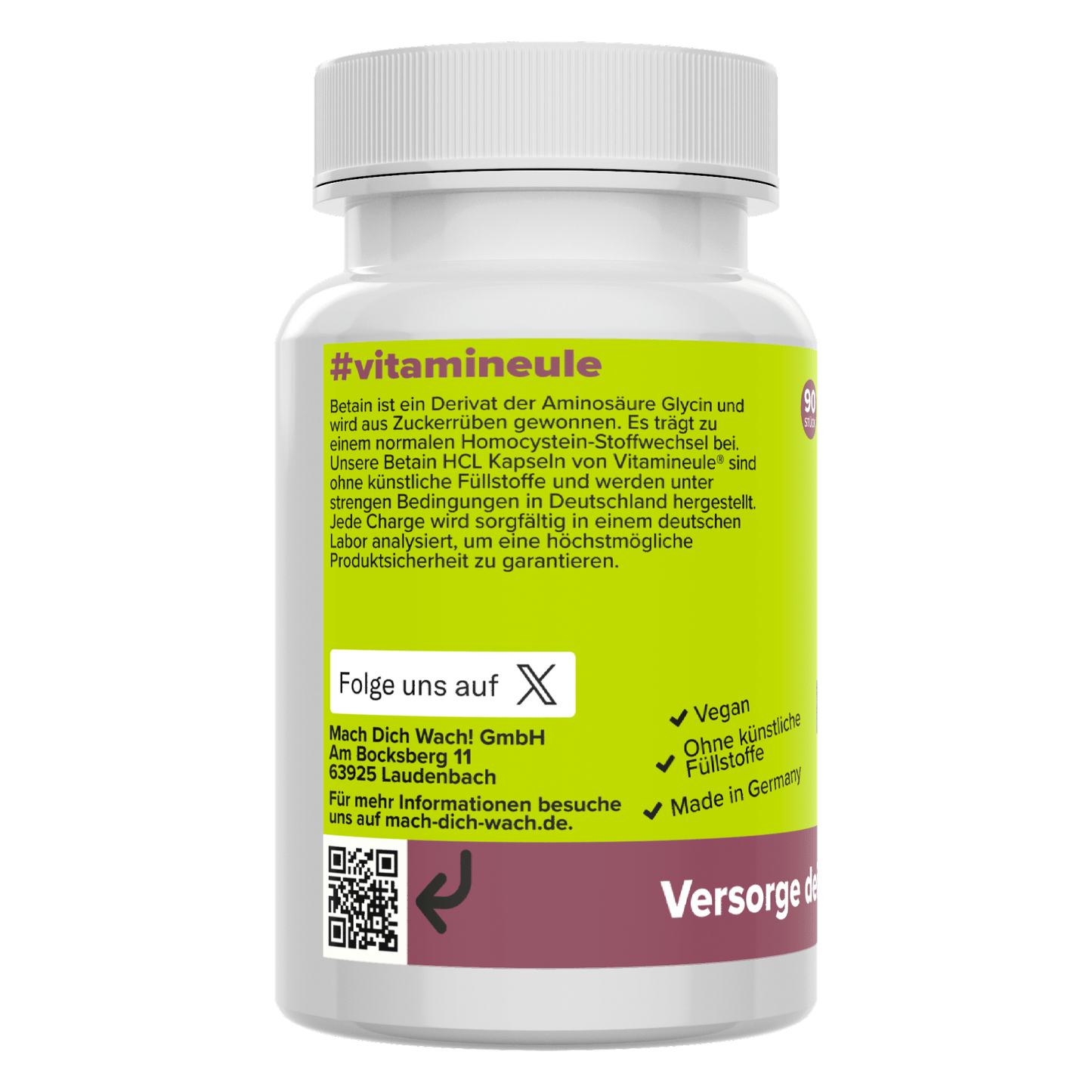 Betaine HCL capsules