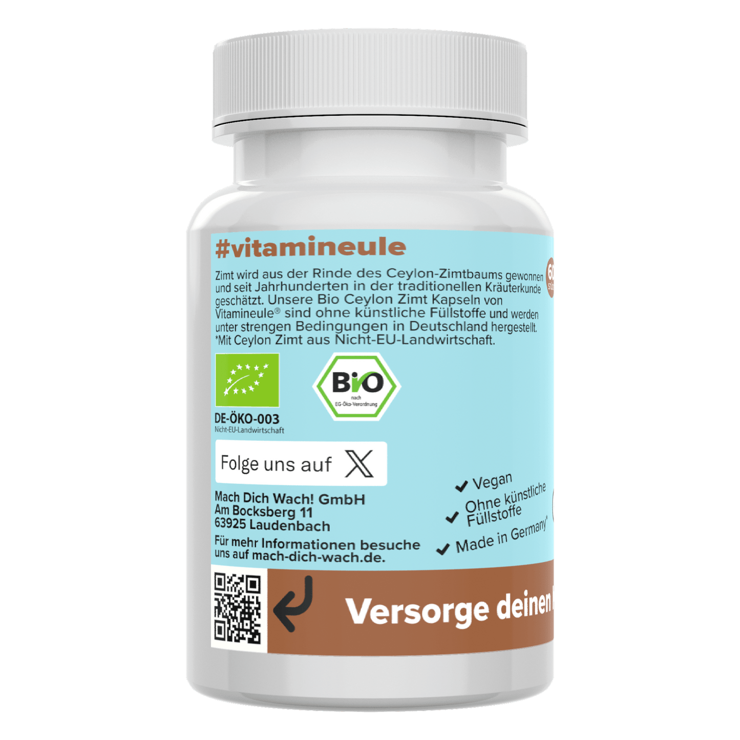 Organic Ceylon Cinnamon Capsules