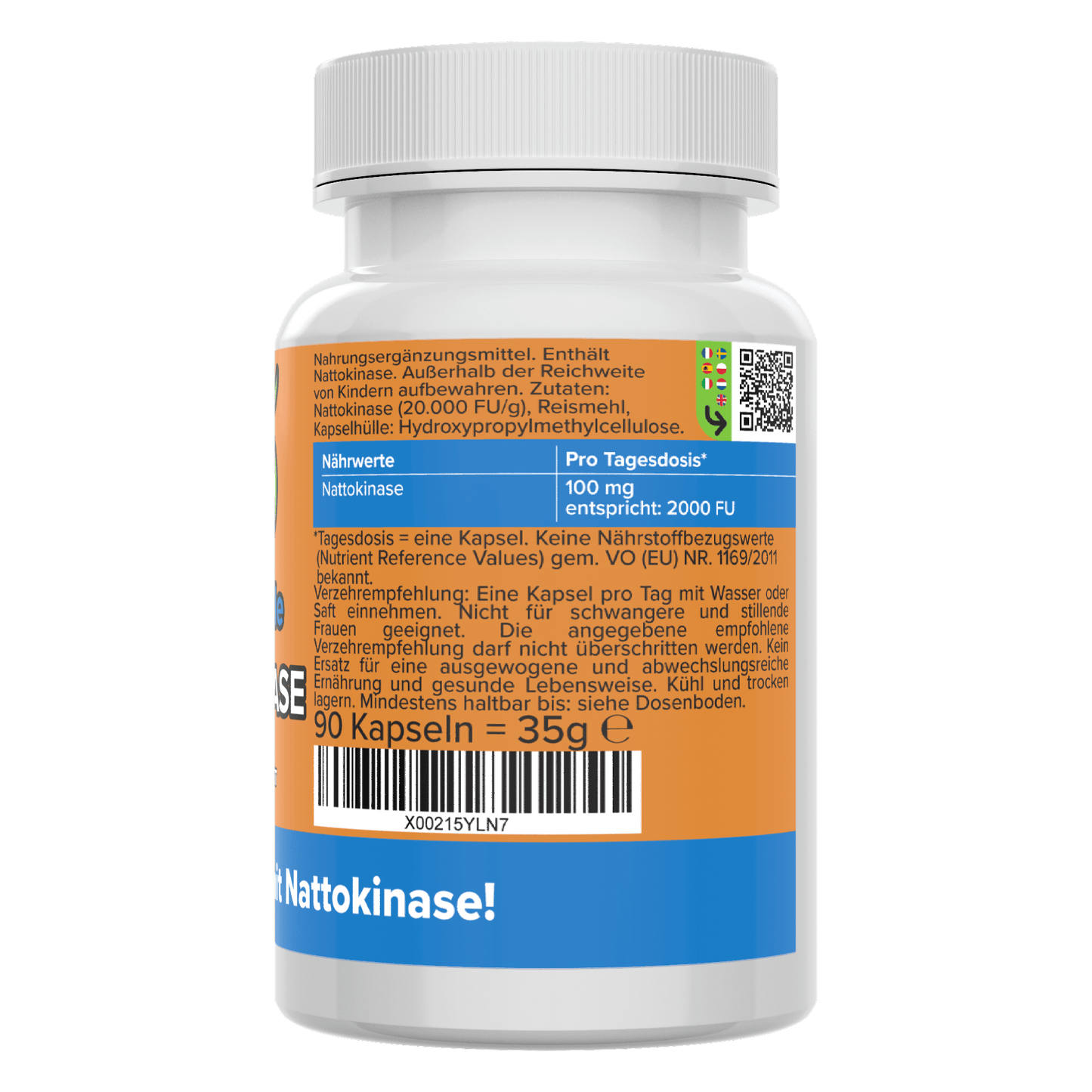 Nattokinase capsules