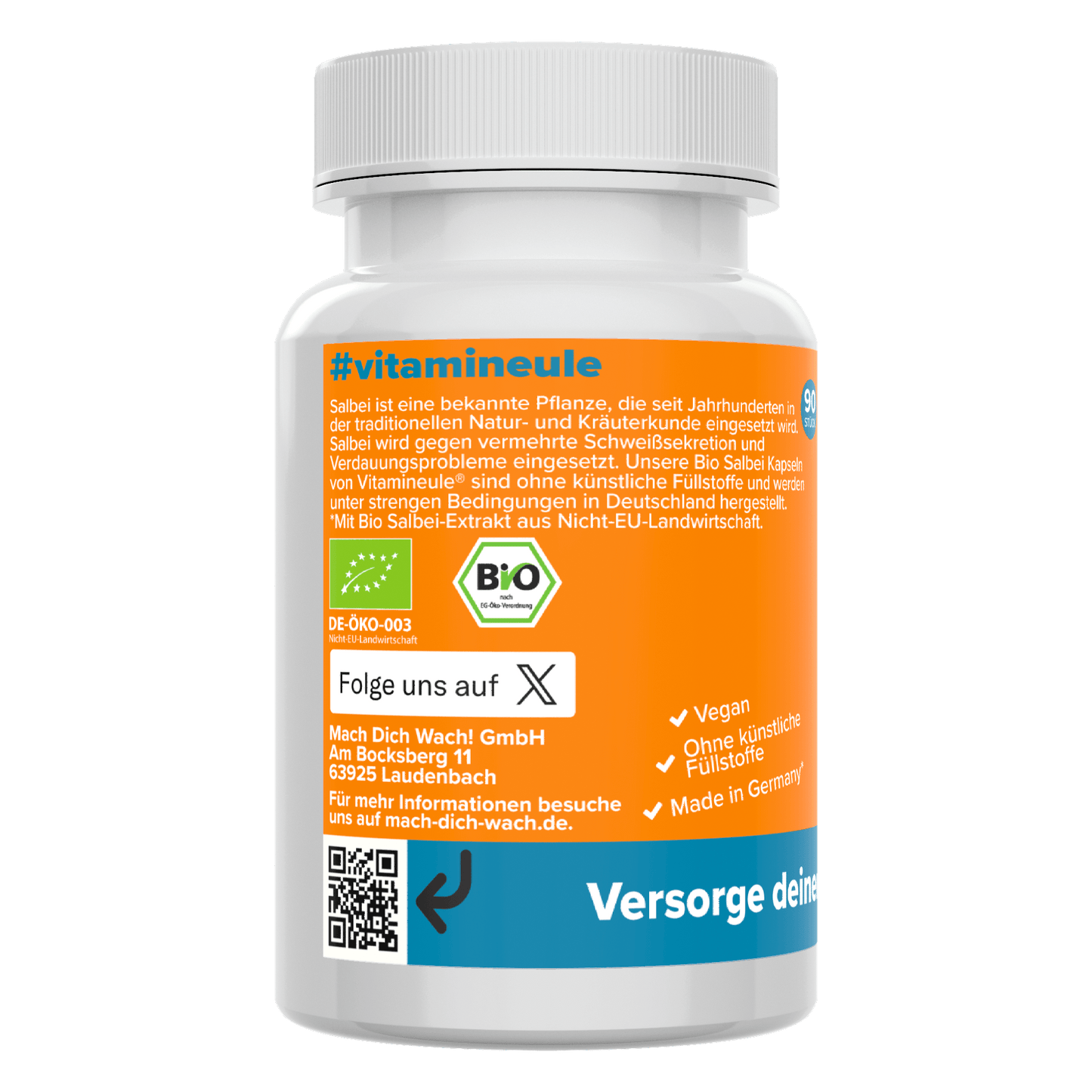 Organic sage capsules