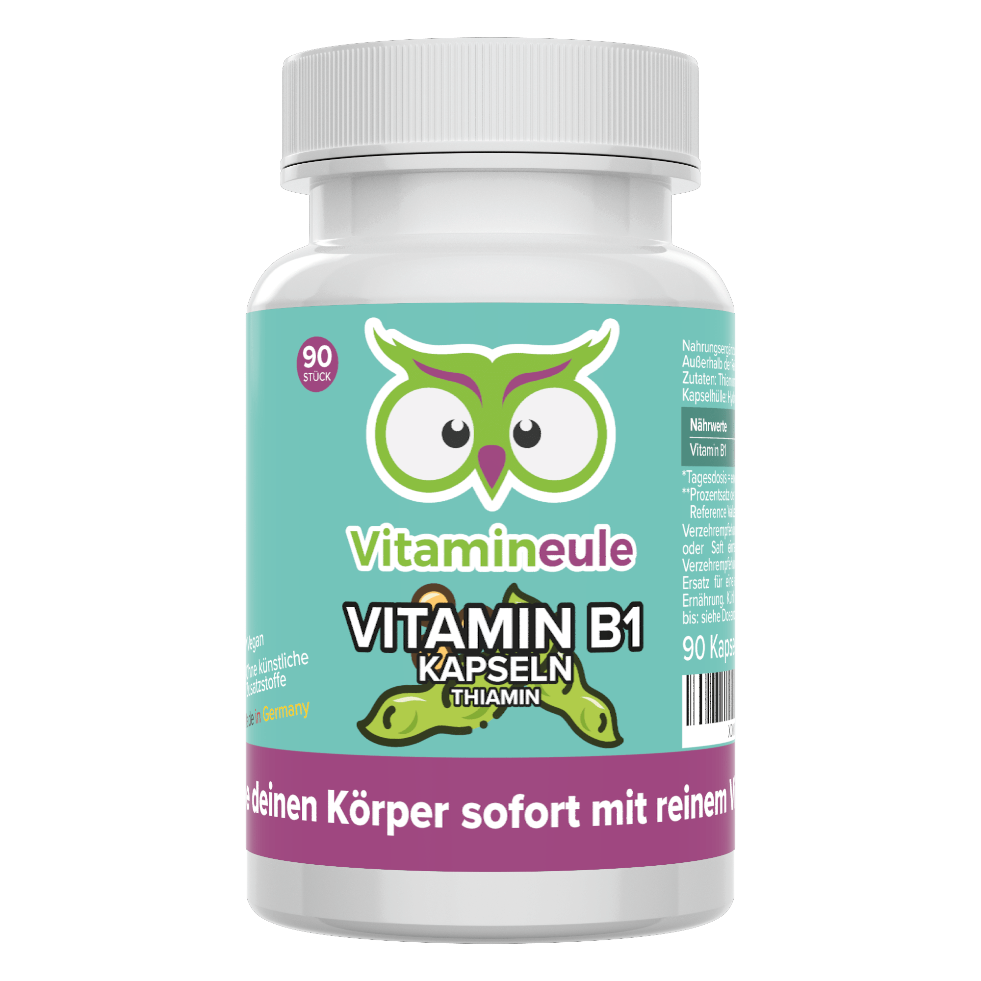 Buy vitamin B1 capsules Thiamin high dosage Vitamineule® Mach