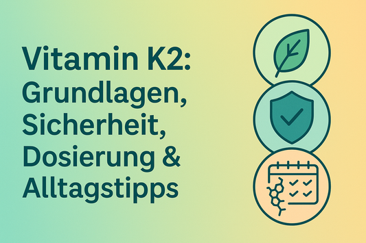 Vitamin K2: Grundlagen, Sicherheit, Dosierung & Alltagstipps