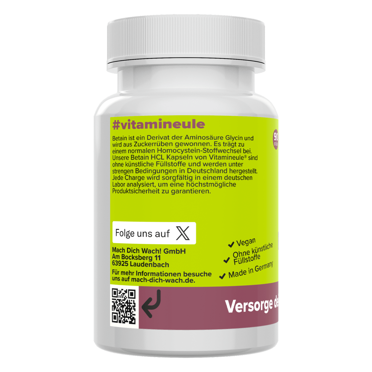 Betaine HCL capsules 