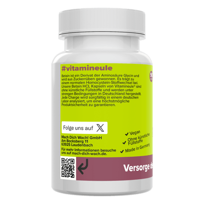 Betaine HCL capsules 