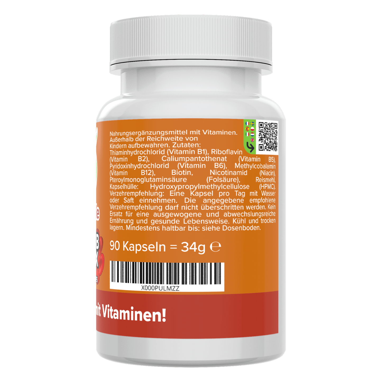 Vitamin B complex capsules