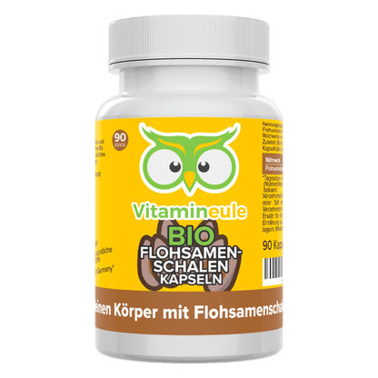 Organic psyllium husk capsules