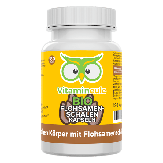 Organic psyllium husk capsules
