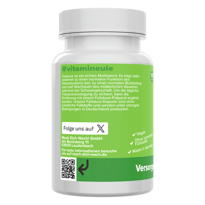 Folic acid capsules (Folate: 5-MTHF)