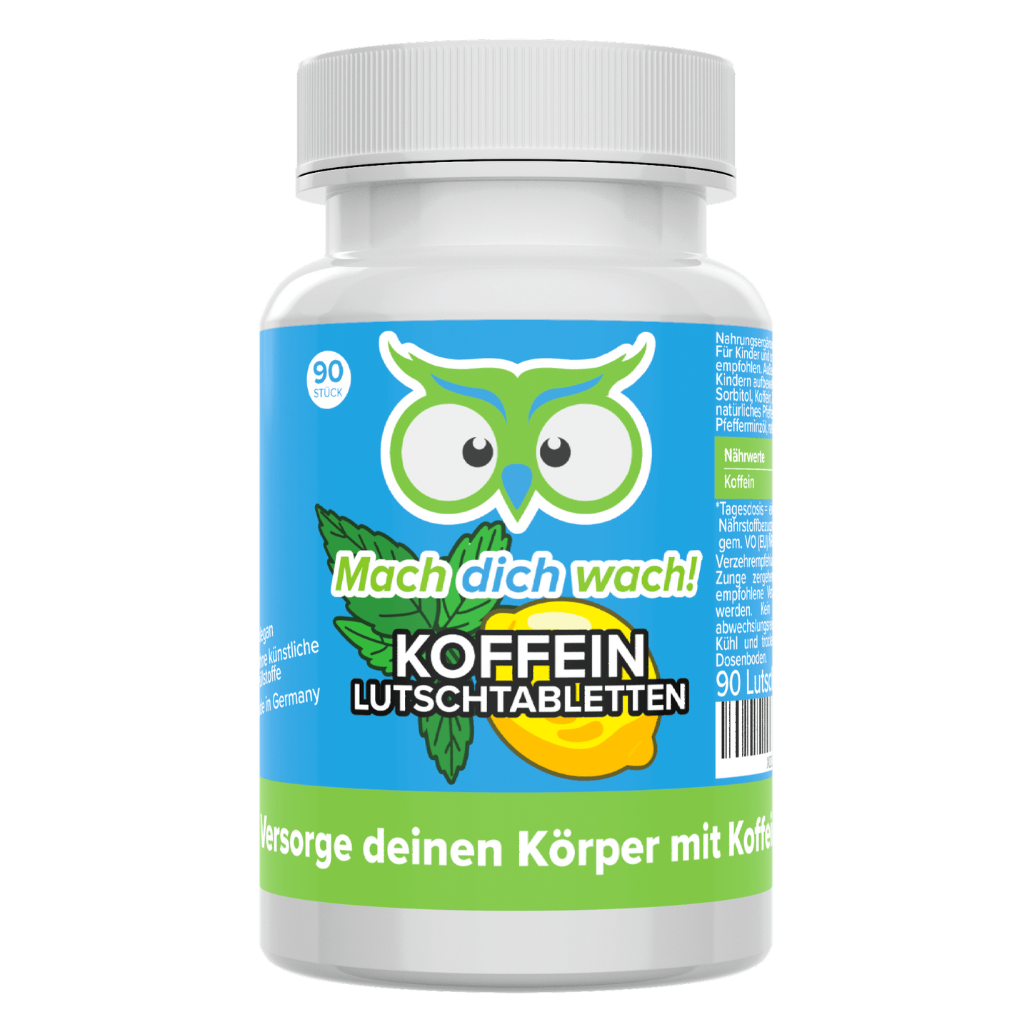 Caffeine lozenges