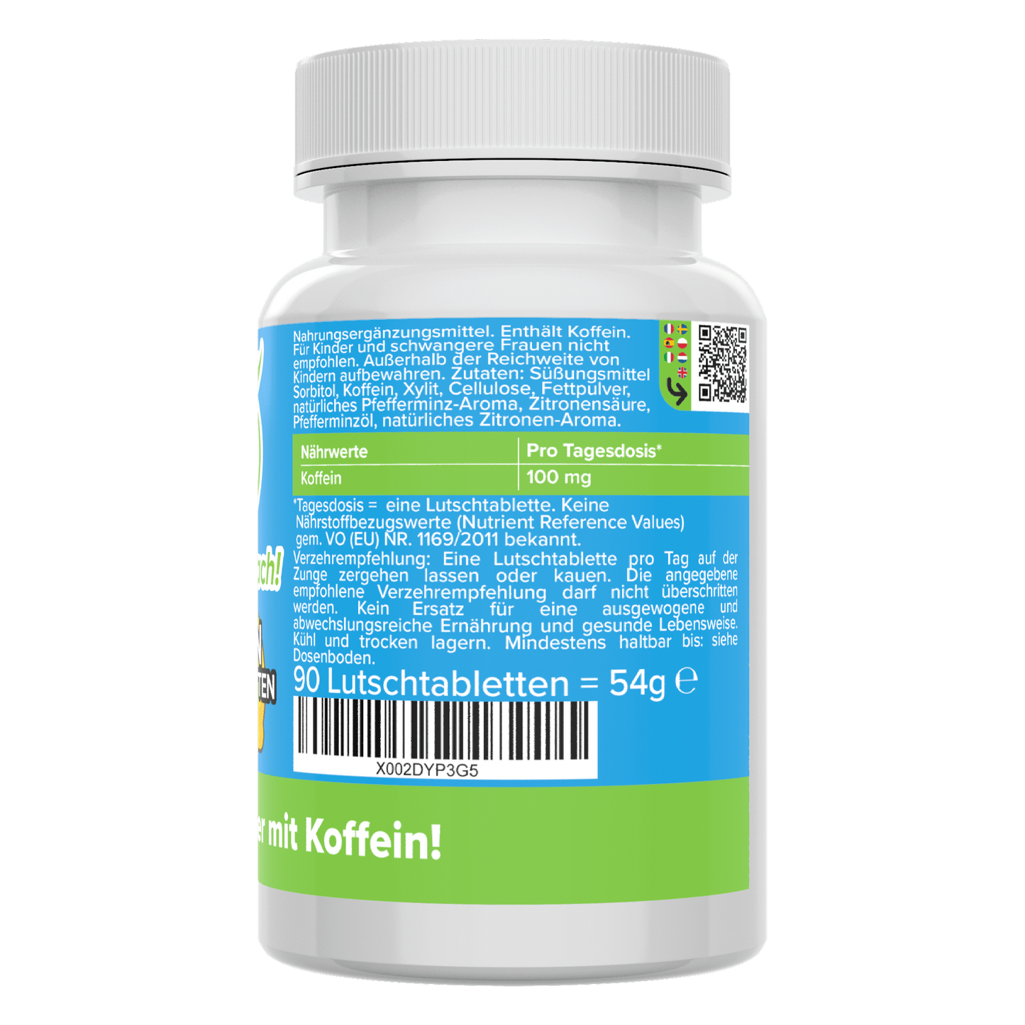 Caffeine lozenges