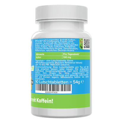 Caffeine lozenges