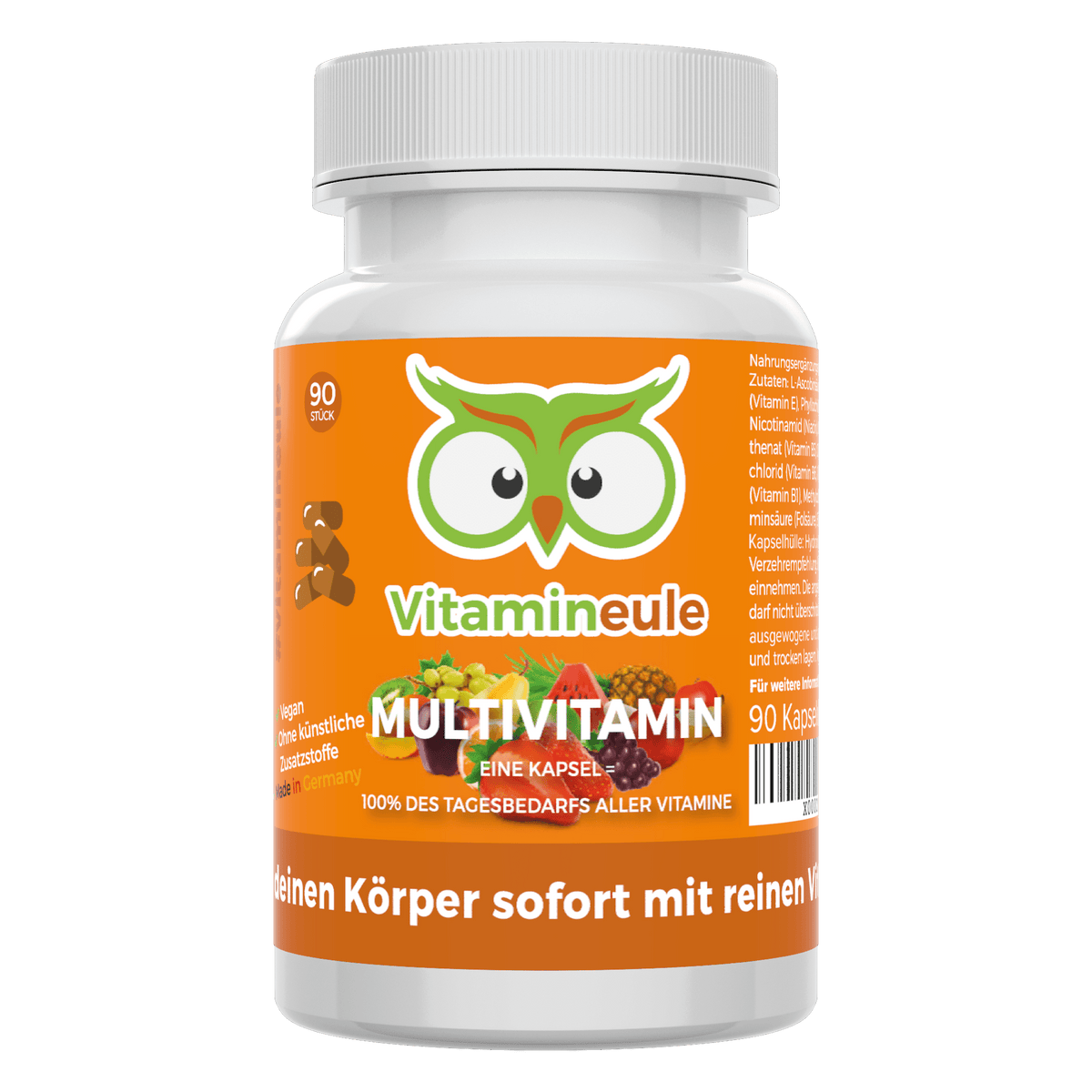 Buy Multivitamin Capsules | high dosage | Vitamin Owl® – Mach Dich Wach ...
