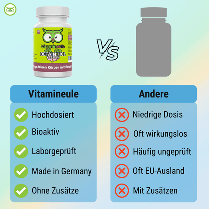 Betaine HCL capsules 