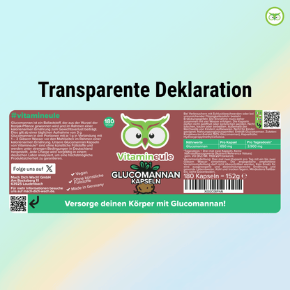 Glucomannan capsules