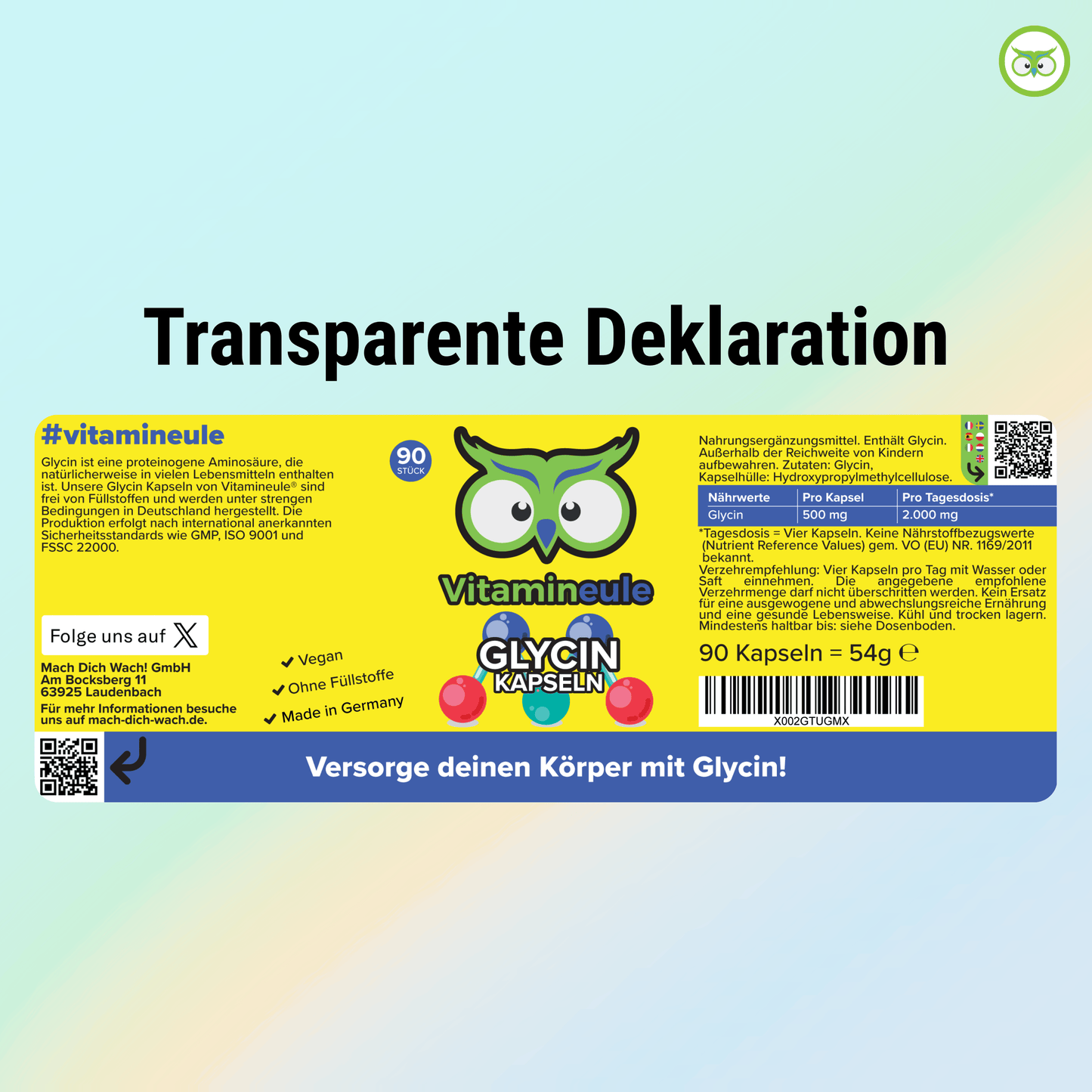 Glycin Kapseln