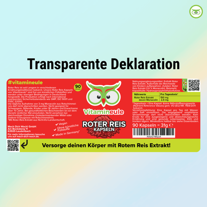 Roter Reis Kapseln
