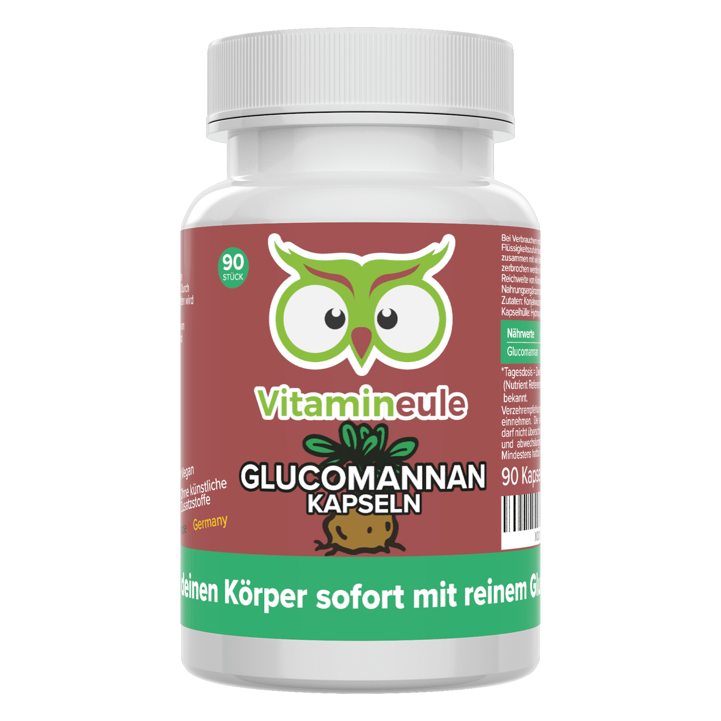 Glucomannan capsules