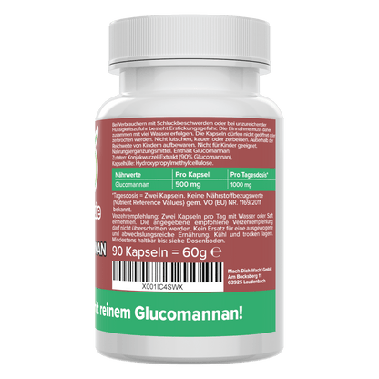 Glucomannan capsules